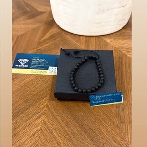 Black Lava Stone Bracelet